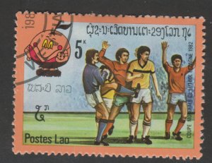 Laos 383 World Cup Soccer 1982