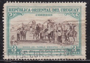 Uruguay 589 Flight of the People 1952