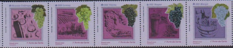 2021 Brazil Viticulture S5 (Scott 3453) MNH