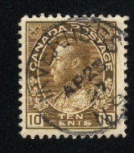 Canada #118   used     PD