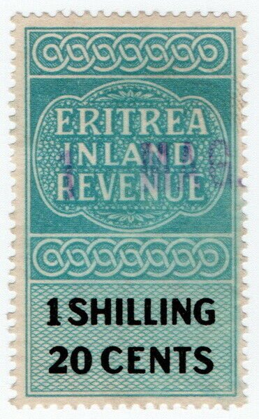 (I.B) BOIC (Eritrea) Revenue : Inland Revenue 1/- 20c