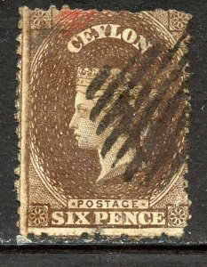 Ceylon # 53e, Used.