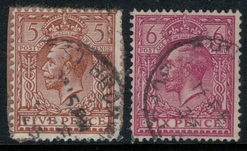 Great Britain #194-5  CV $5.75