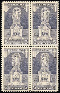 US Stamps # 628 MNH XF/S Choice Block Of 4 Scott Value $38.00