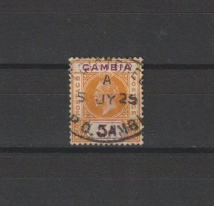 GAMBIA 1921/22 SG 113 USED Cat £30