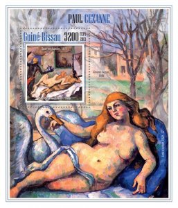 GUINEA BISSAU - 2013 - Paul Cezanne - Perf Souv Sheet - Mint Never Hinged