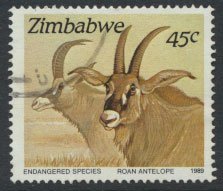 Zimbabwe SG 767  SC# 599  Used Endangered Species see detail and scan