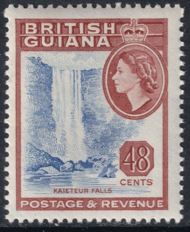 Sc# 263 British Guiana 48¢ QE portrait type issue MNH CV: $2.00