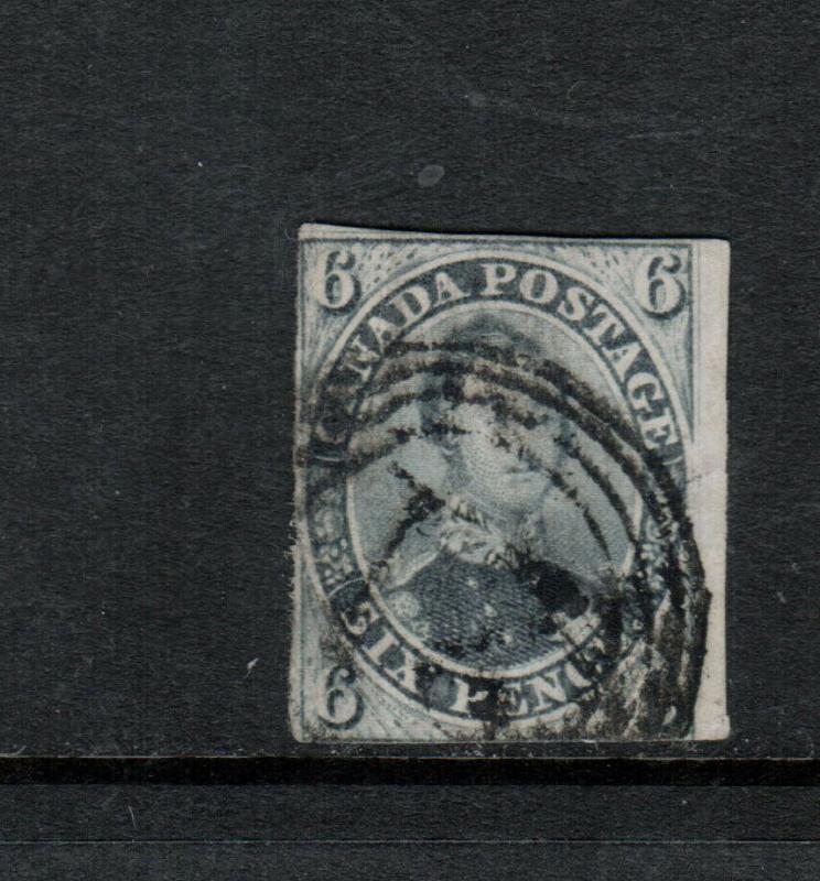 Canada #5d Used Fine Grey Violet Thick Hard Paper Expert Repaired Tear & Thin