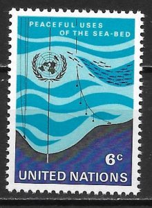 United Nations NY 215 Sea Bed set MNH