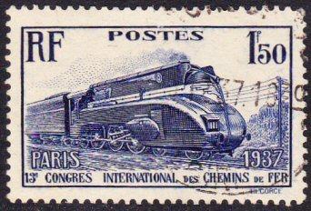 France #328 used 1937 train