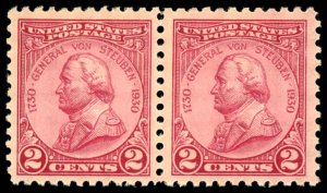 US Sc 689 MNH PAIR - 1930 2¢ - Gen. von Steuben - See Desc