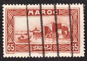 French Morocco Scott 136 F+ used.  Lot #B.  FREE...