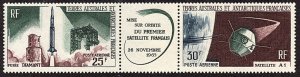 FSA SC #C10a MLH PR + LBL 1966 French Satellite A-1 CV $29.00 (for NH)