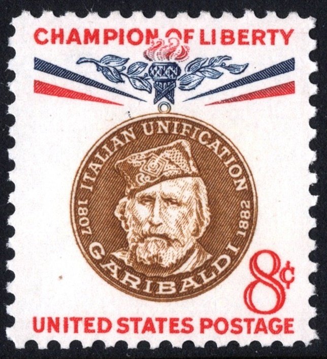 SC#1169 8¢ Champion of Liberty: Giuseppe Garibaldi (1960) MNH