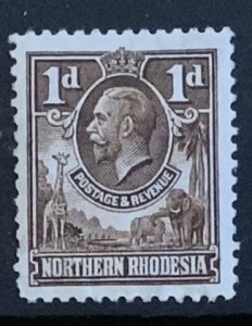 NORTHERN RHODESIA 1925 PENNY  SG2 UNMOUNTED MINT