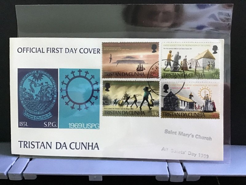 Tristán Da Cunha 1969 First Day Cover  stamp cover   R31267