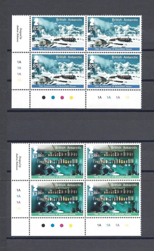 BRITISH ANTARCTIC TERRITORY 2013 SG 626/629 MNH