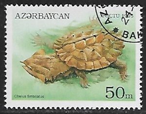 Azerbaijan # 520 - Mata Mata - unused CTO....{KBrW}