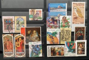 OCEANIA (AUSTRALIA, NEW ZEALAND,...) 18 s used. With repeated. See Picture-