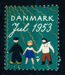 Denmark Christmas Seal 1953 Unused