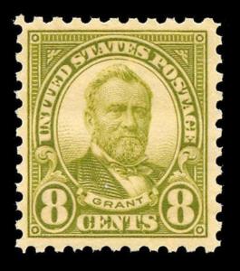 momen: US Stamps #589 Mint OG NH XF
