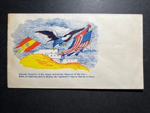 Mint USA Postal Stationery Envelope Patriotic Eagle Defend Freedom Banners