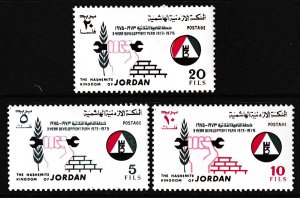 Jordan 861-863 MNH VF