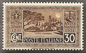 ITALY  260 MNH 1931 30c brown St. Anthony of Padua