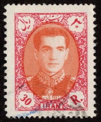 IRA SC #1069 U 1956 30r M. Raza Shah Pahlavi CV $7.50