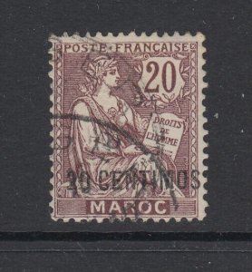 French Morocco, Scott 17 (Yvert 13), used