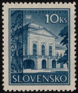 ✔️ SLOVAKIA 1940 - PRESIDENTIAL RESIDENCE - SC. 44 MNH OG [SK070]