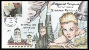 #3341 Bernard Herrmann Collins FDC