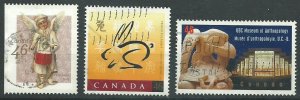Canada #1767,1778,1815as   -1      used VF 1999 PD