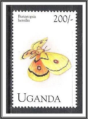 Uganda #1223 Moths MHR