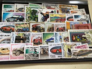 Automobiles from around the world stamps A6904