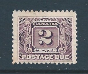 Canada #J2 Mint No Gum 2c Postage Due