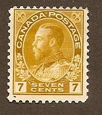 Canada  Scott #113  Mint H   Scott CV $45.00