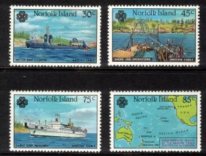 NORFOLK ISLAND 1983 Communications Year; Scott 319-22; MNH
