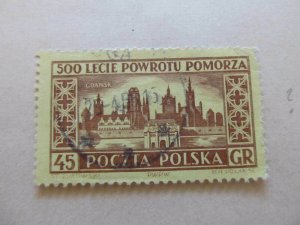 A13P9F192 Polen Polska Poland Poland 1954 45gr fine used stamp-