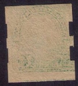 US Scott #575 Franklin 1 Cent Precancel (1923) Schermack Type III F-VF Error