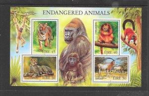 IRELAND #1156a ENDANGERED ANIMALS S/S MNH