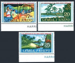 Samoa 287-289, MNH. Mi 174-176. South Pacific Commission, 1968. Curio vendors.