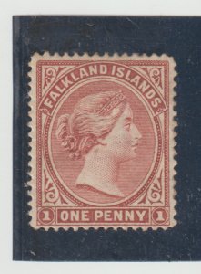 FALKLAND ISLANDS Scott #7  MLH 1882 Queen Victoria Cat.$95.