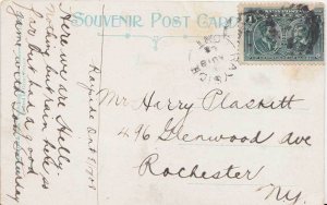 Canada 1c Quebec Tercentenary 1908 Rayside, Ont. 1897-1913 split ring PPC to ...