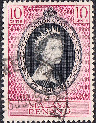 Malaya - Penang  #27 Used