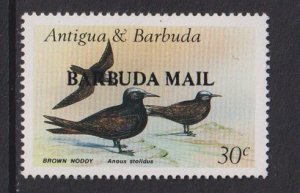 Barbuda    #858   MNH    1987  birds  30c  overprint