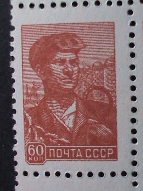 ​RUSSIA-1959 SC# 2292 STEEL WORKER  MNH BLOCK OF 10-VERY FINE VERY OLD  BLOCK