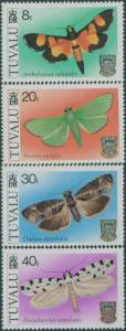 Tuvalu 1980 SG149-152 Moths set MLH