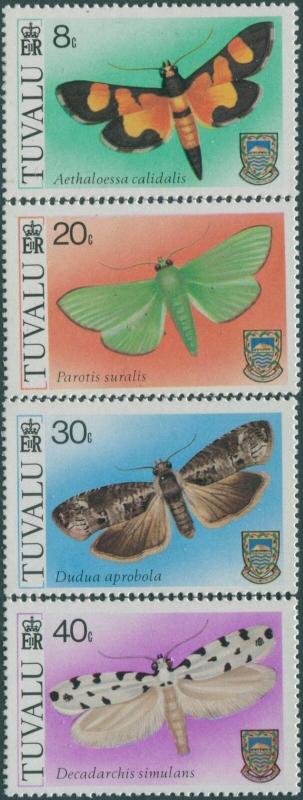 Tuvalu 1980 SG149-152 Moths set MNH